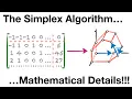 The Simplex Algorithm Mathematical Details