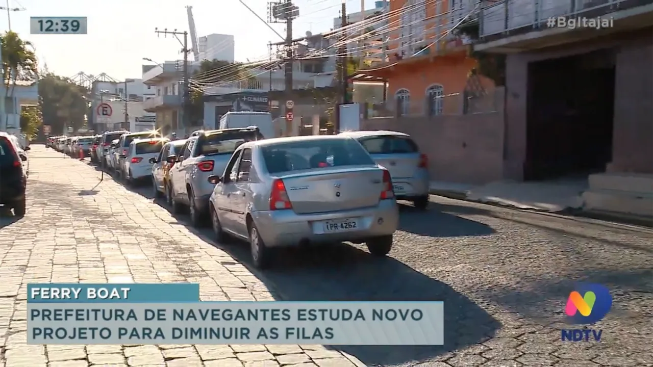 Prefeitura de Navegantes estuda novo projeto para diminuir as filas do Ferry Boat