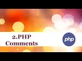 comment out php in html PHP COMMENTS php comment standards
