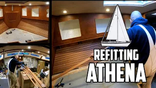 Sail life – Super spiffy cozy v-berth DIY sailboat project