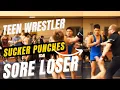 Teen Wrestler Sucker Punches High School Wrestler After Losing Match