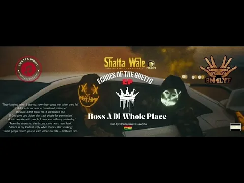 Video Thumbnail: Shatta Wale - Boss A Di Whole Place (Audio Slide)