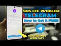 How to Fix Telegram Code SMS Fee Problem Simple 100 Working Solution FREE