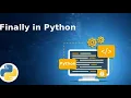 How to Use Finally program In Another Method In Python Programming Language - MDP versatile
