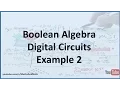 Boolean Expression Represented as a Circuit Example 2
