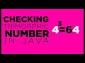Trimorphic Number in java