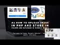 How to Upload Image in PHP and Store in Folder and Database Part-2 PHP MYSQLi Tutorial
