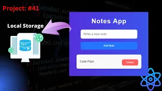Project Create Notes App with Local Storage in React JS