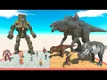 Download Lagu Dinosaur Evolution Team vs Humans - Animal Revolt Battle Simulator