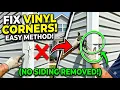 How to Replace a Vinyl Siding Corner Without Removing Siding Easy Method