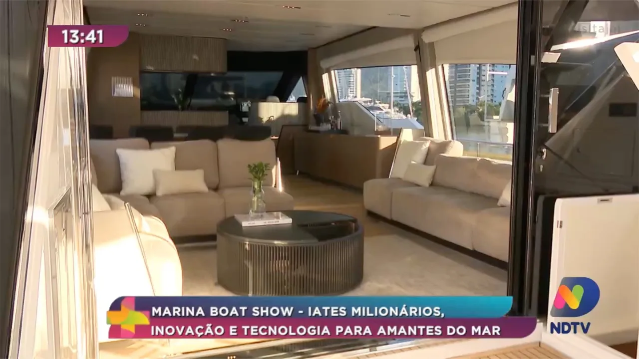 Marina Boat Show: Iates milionários, inovação e tecnologia para amantes do mar