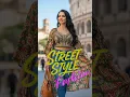 Download Lagu Boho Chic Street Style Woman Floral Kimono, Crop Top \u0026 Ripped Skinny Jeans Casual Look 4k