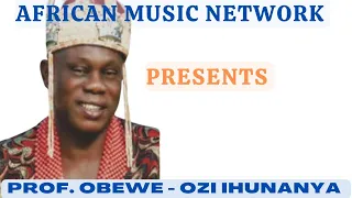 prof obewe ozi ihunanya