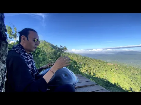 Download MP3 Handpan music with breathtaking views of Mount Agung, Bali