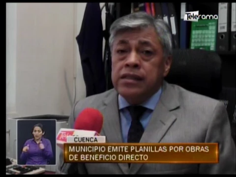 Municipio emite planillas por obras de beneficio directo