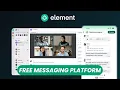 Element The Open Source Alternative to Telegram Slack