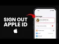 How to Sign Out of Apple ID on iPhone
