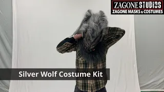 Silver Deluxe Werewolf Costume Kit