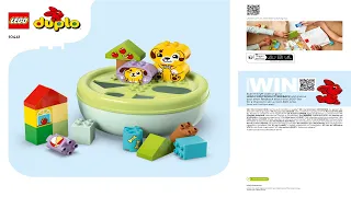 👶 LEGO instructions 👶 DUPLO 👶 10441 👶 Shape Sorter Puppy House 👶