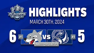 Download OHL Playoff Highlights: Sudbury Wolves 6 @ Mississauga Steelheads 5 (OT) - Game 2 - March 30th, 2024 MP3