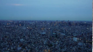 Tokyo JAPAN Night view from Skytree timelapse