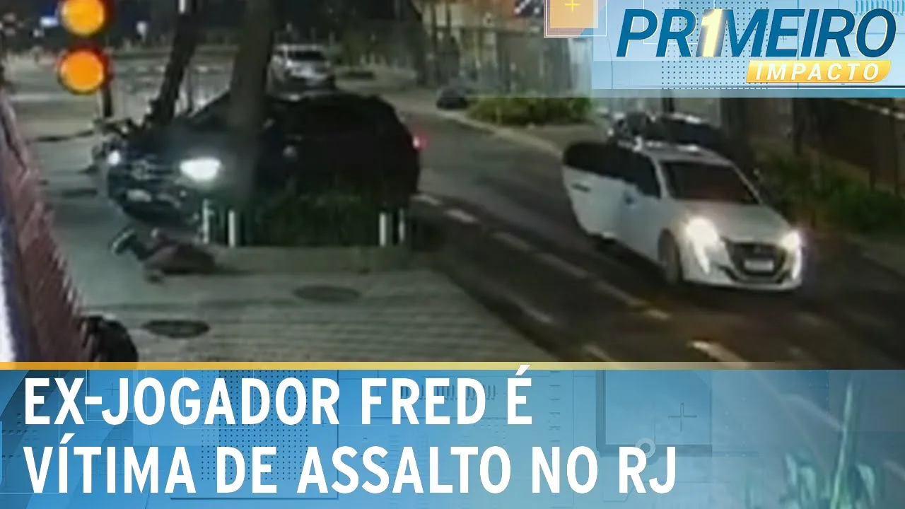 Ex-jogador de futebol Fred é vítima de assalto no RJ | Primeiro Impacto (24/11/23)