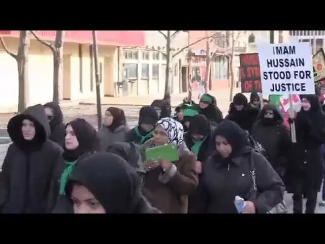⁣Report - Imam Hussain Annual Arbaeen Procession 1437 - Windsor, Canada