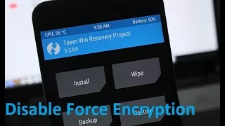 Disable Force Encryption In Custom Roms