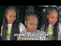 How To JUMBO BOHO TWIST TUTORIAL RUBBER BAND CROCHET METHOD Ft Hot Braids
