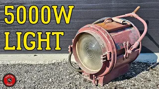 Antique Movie Set Light [Restoration]