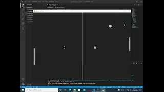 Ping pong game demo pygame python