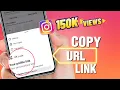 how to copy my Instagram URL profile link 2023 create a URL link now