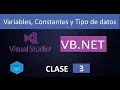 3 Programming in Visual Basic Net with Visual Studio 2019 Declaring Variables and Constants