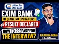 Exim Bank MT 2025-26 Banking Operations Result Declared How to Prepare for the Interview