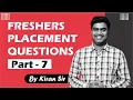 FRESHERS - Placement Questions