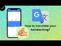How to translate your handwriting on Google Translate