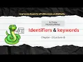Identifiers and keywords - Python Programming in Bangla Chapter-2