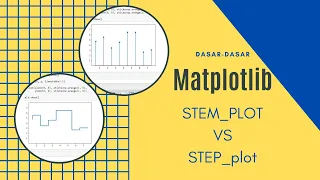 STEM PLOT STEP PLOT PYTHON MATPLOTLIB