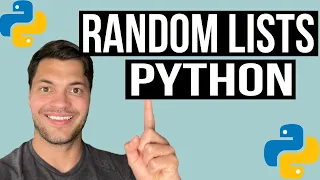 How To Create Random Lists In Python - Beginner Programming Tutorial