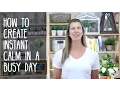 Quick Easy Tip to Create Instant Calm in a Busy Day