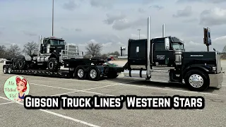 Gibson Truck Lines Western Stars Truck Tour Big Joe Pulling Truck