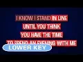 Download Lagu Frank Sinatra - Something Stupid | Karaoke Lower Key