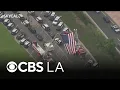 Procession held for LA County deputy who died during Baker to Vegas Relay Race over weekend