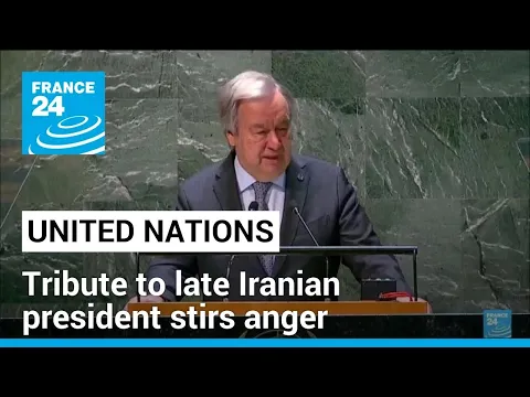 Download MP3 Tribute to late Iranian president at UN stirs anger • FRANCE 24 English