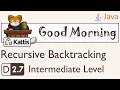 CP-3 004 - Recursive Backtracking