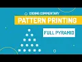 Full Pyramid in C Java Coding Commentary