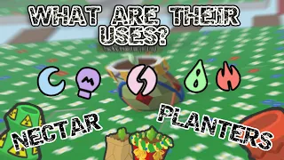 What are planters and nectars explained Bee Swarm Simulator Roblox