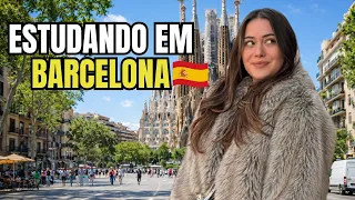 ESTUDAR EM BARCELONA É ASSIM? 😱 * VLOG na LCI Barcelona