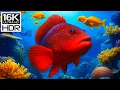 Download Lagu Luminous Sea Whisper 16K HDR Ultra HD | Colorful Fish \u0026 Soothing Deep Ocean Healing Ambience 🌌