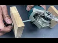 Millions of people are Amazed by this tool! Simple DIY woodworking tools by angle grinder!